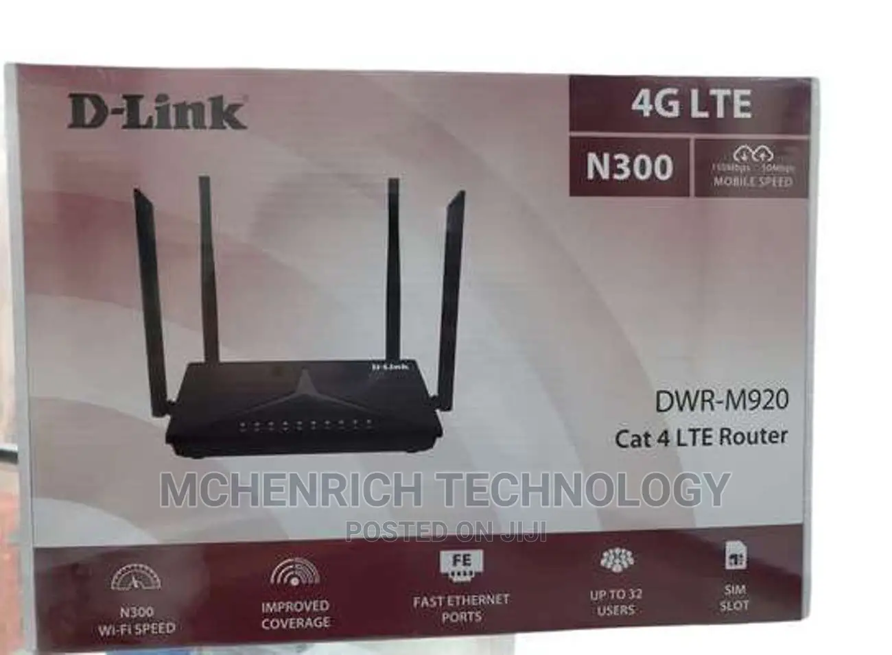Dlink 4G N300 LTE Router-DWR-M920