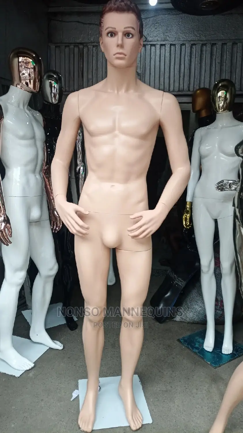 Fine Face Smd2 Plastic Male Full Body Mannequin