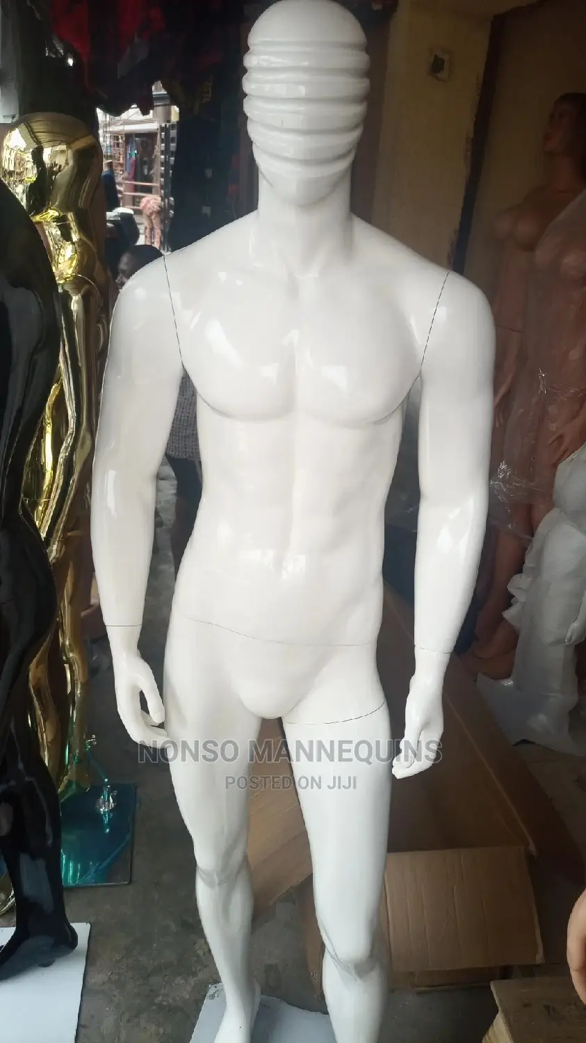 White Fibre Huge Body Male Display Model