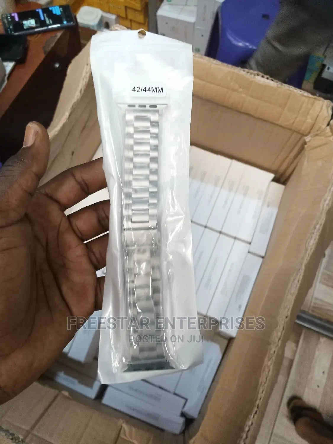 Apple Smart Watch Band. Steel. 42/44mm Steel Strap.