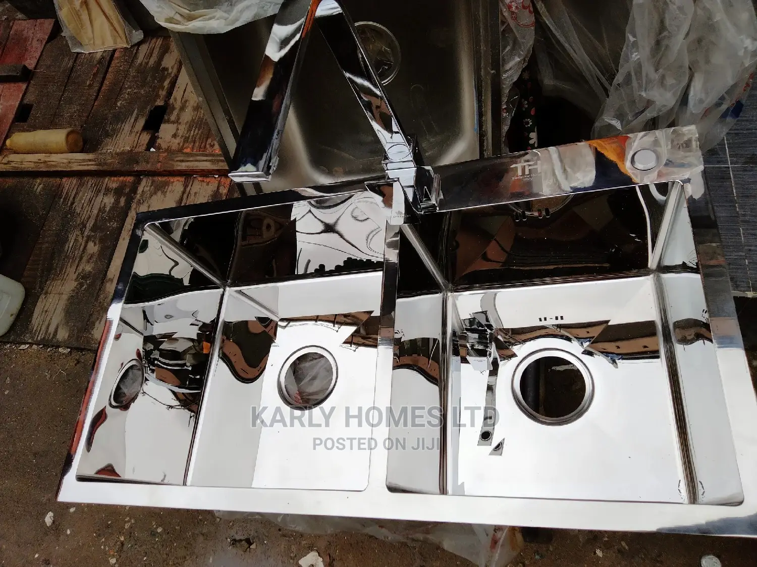 England Double Bowl Kitchen Sinks (Mirror or Stainless) 4