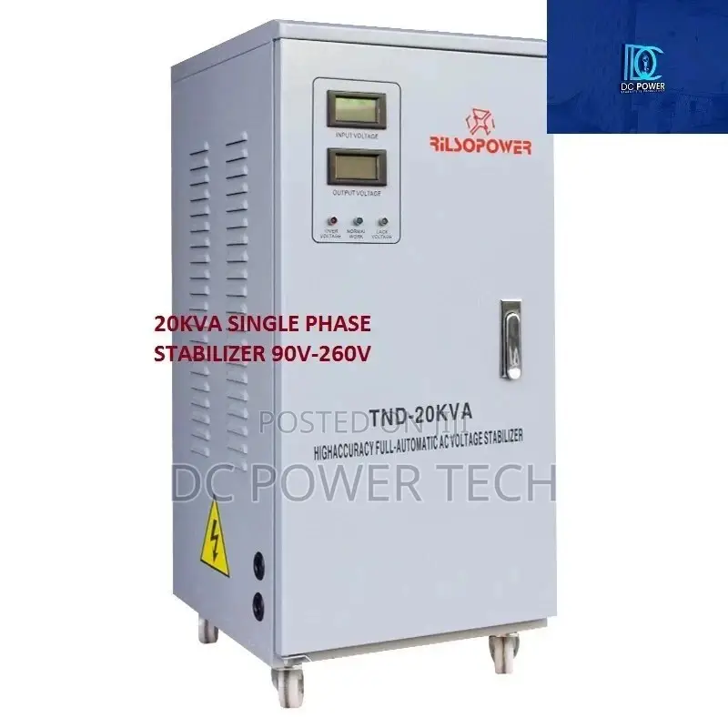 Rilso 20kva Servo Stabilizer With 18 Months Warranty