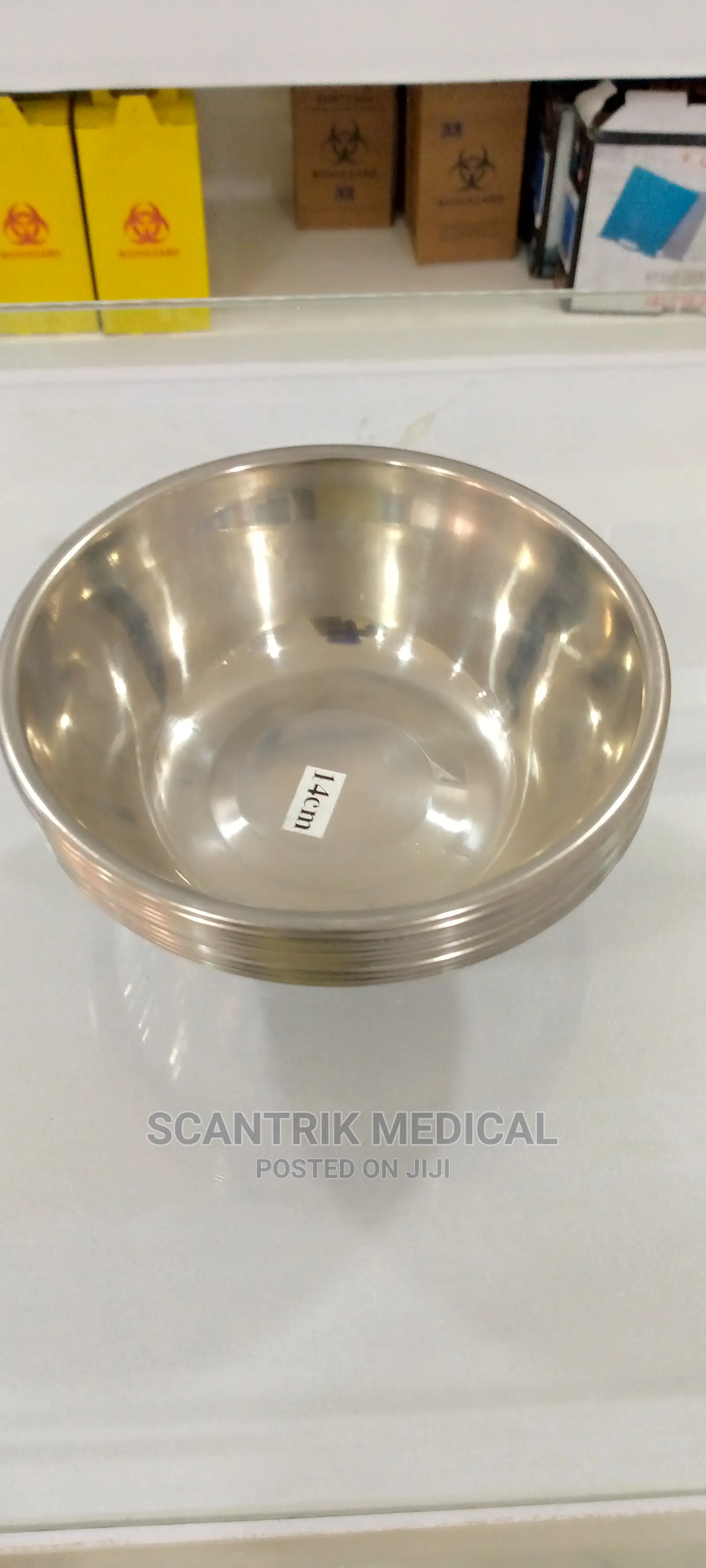 Surgical Bowls Sponge Bowl Iodine Cup 12cm Stainless
