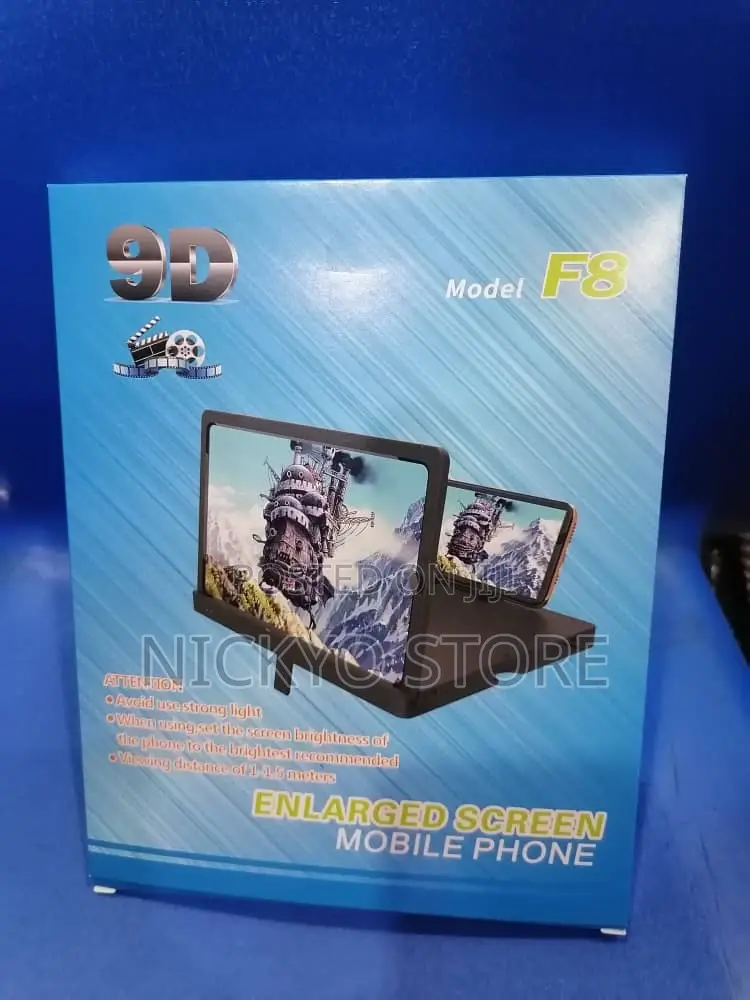 F8 9d Screen Magnifier (Enlarged Mobile Phone Display)