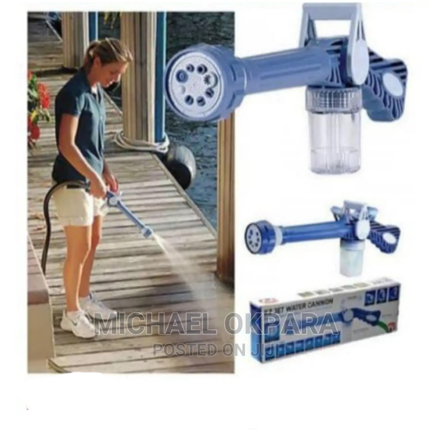 Water Spray Gun With Soap Dispenser