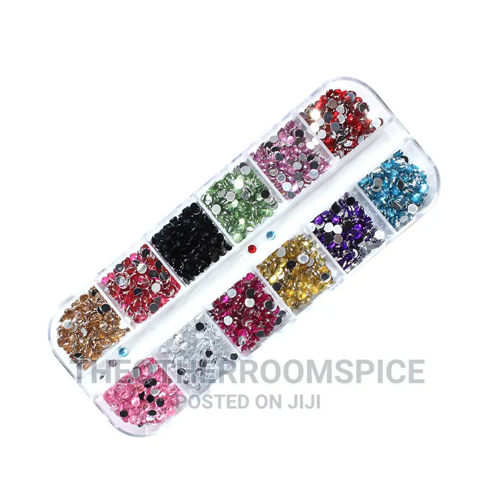 Nail Art Design Stones Shimmer Acrylic Polygel Accessories
