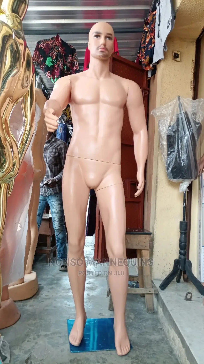 Huge PE Plastic Male Display Mannequins