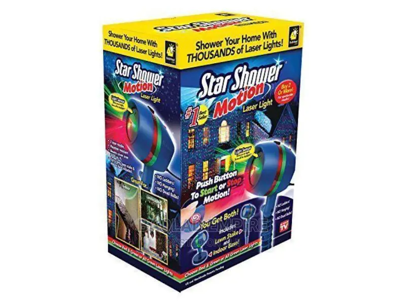 Star Shower Motion Laser Decoration Light