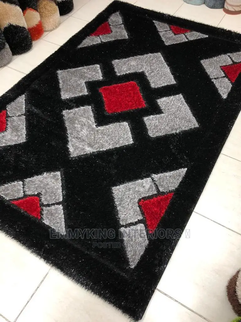 Luxury 4 by 6 Super Fluffy Living Room Center Rug.