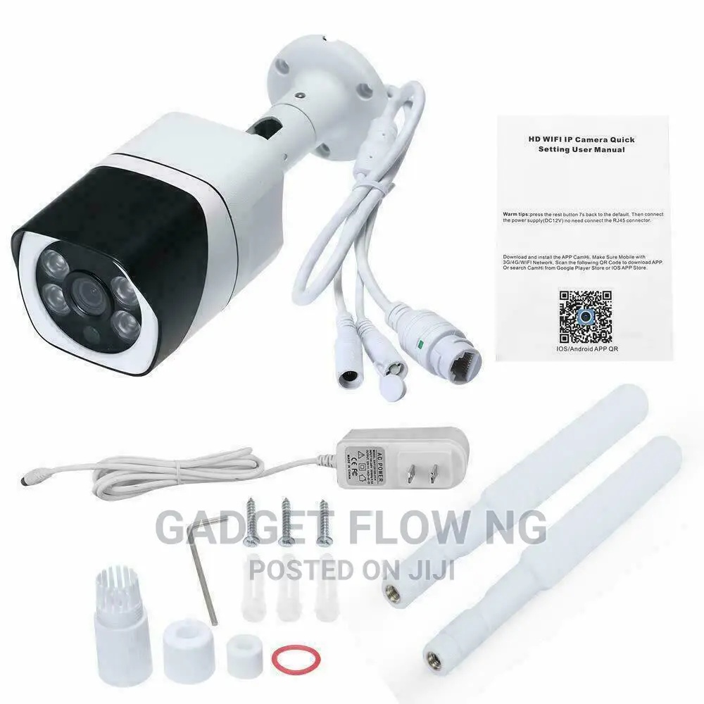 Wifi Outdoor Security Camera 1080p, 110°Wide Angle
