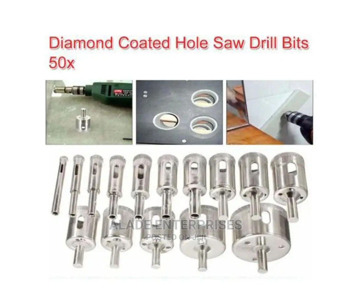 Hole Saw, 12 PCS Diamond Drill Bits 6-50mm