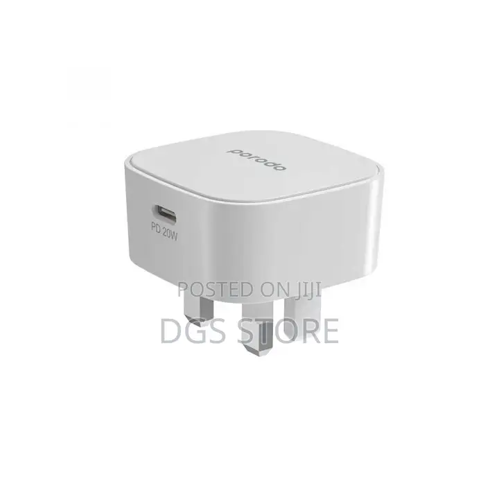 Porodo Super Compact Fast Charger 20W Charger