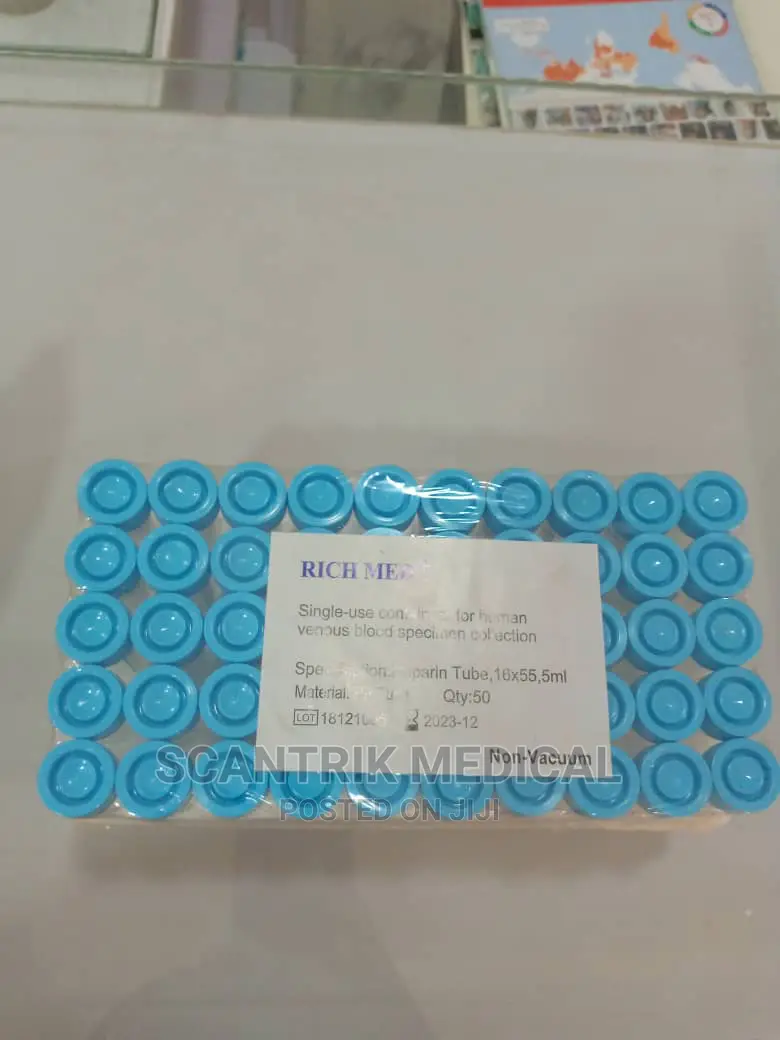 Medical Lithium Heparin Tube