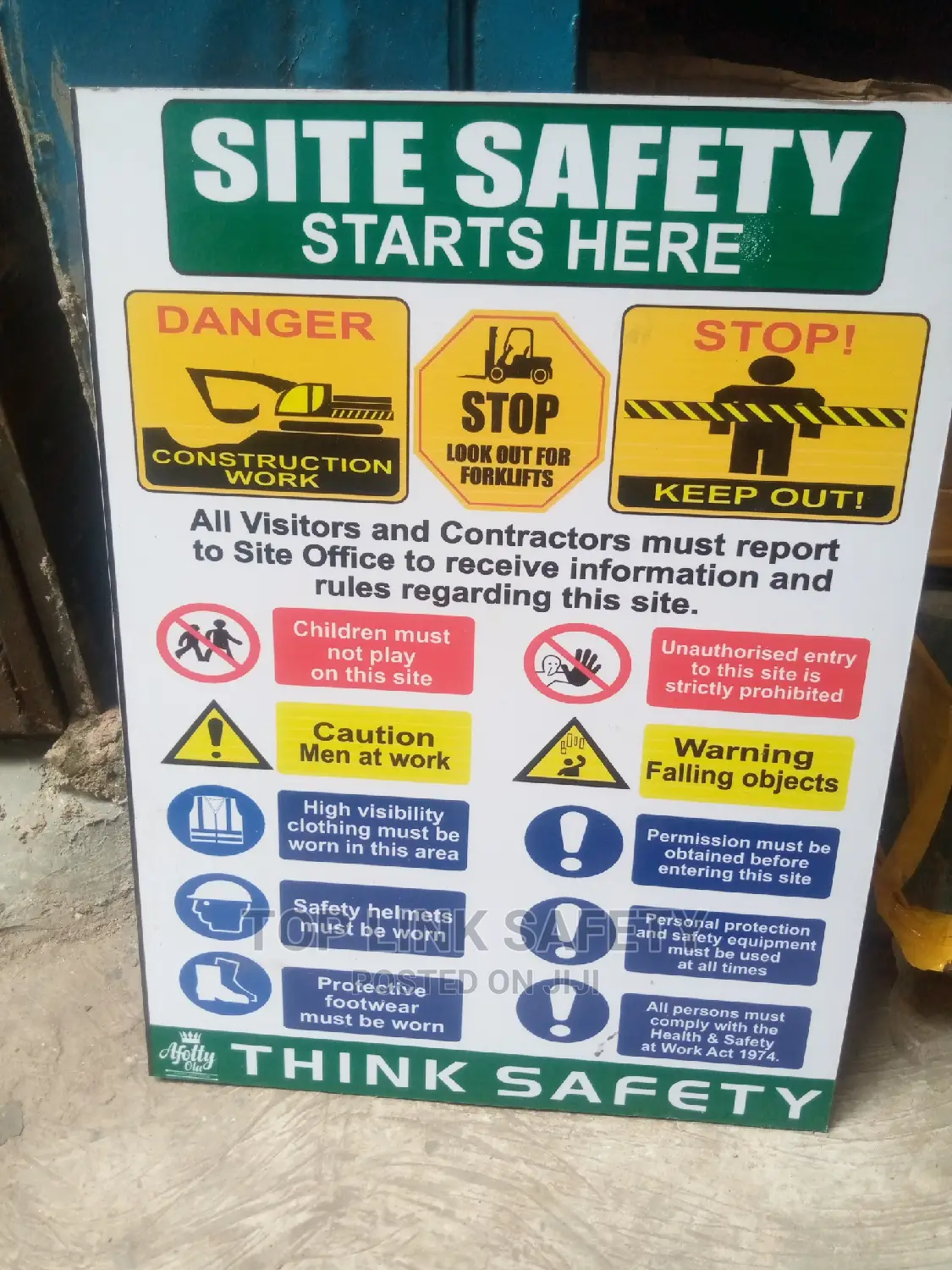 Safety Signs Bored .