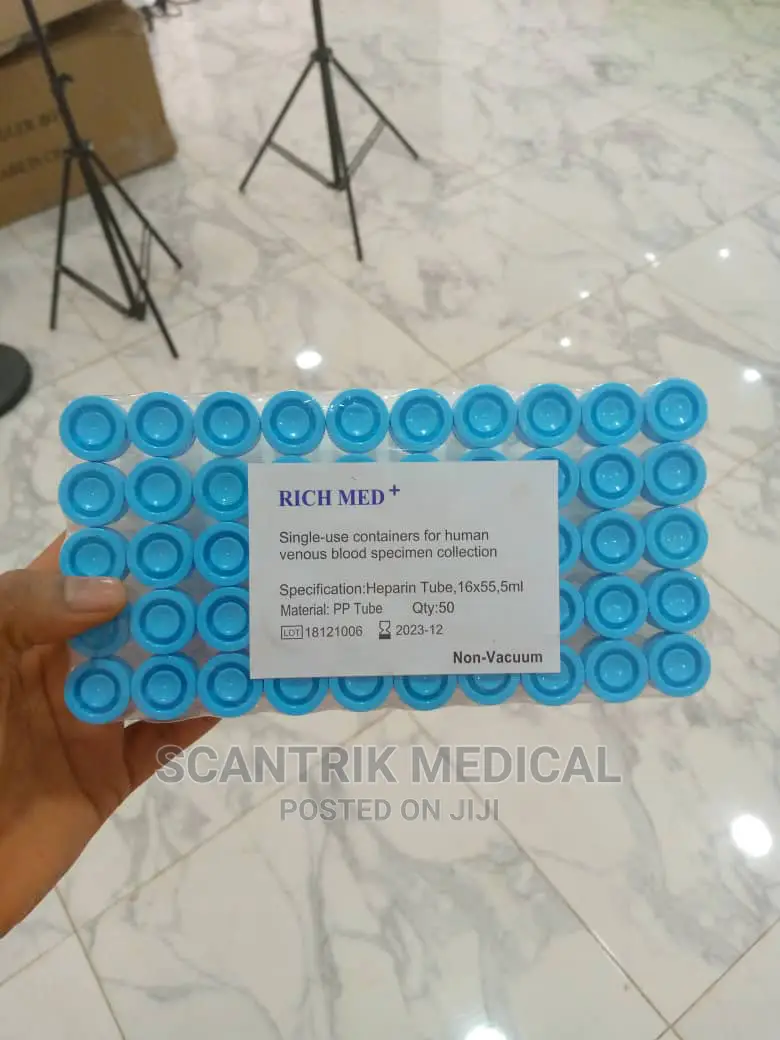Single Use Blue Top Heparin Tube