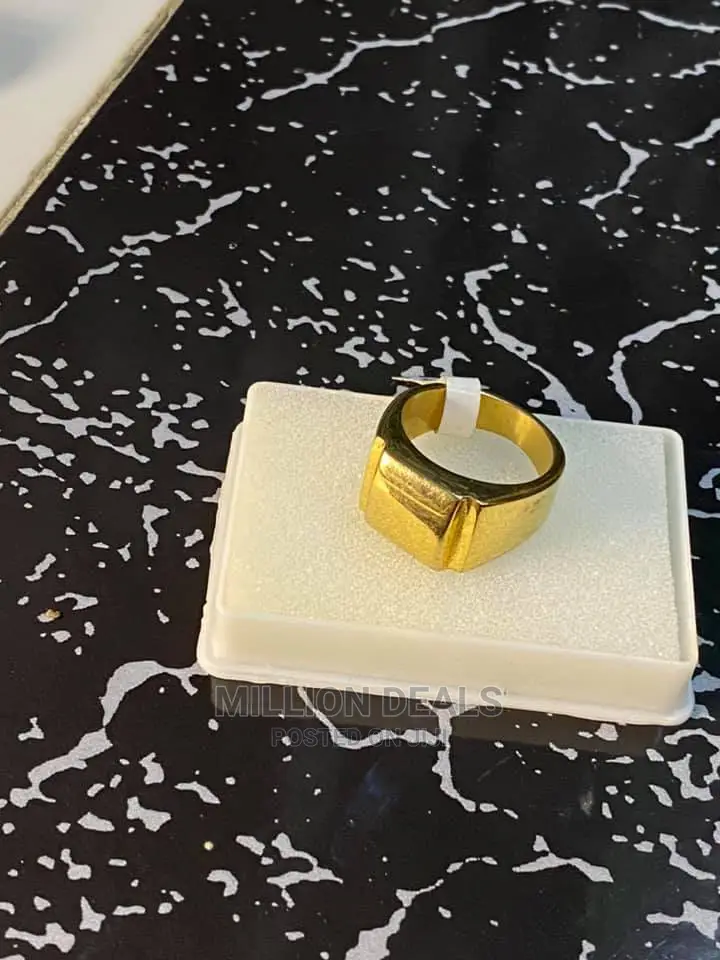 Simple Square Men's Ring