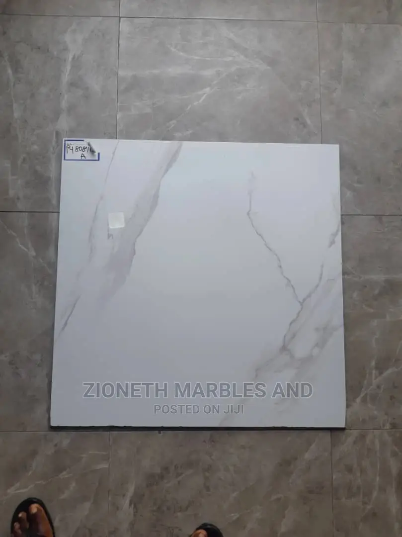 China Exotic 80x80 White Carara Super Polished Floor Tiles