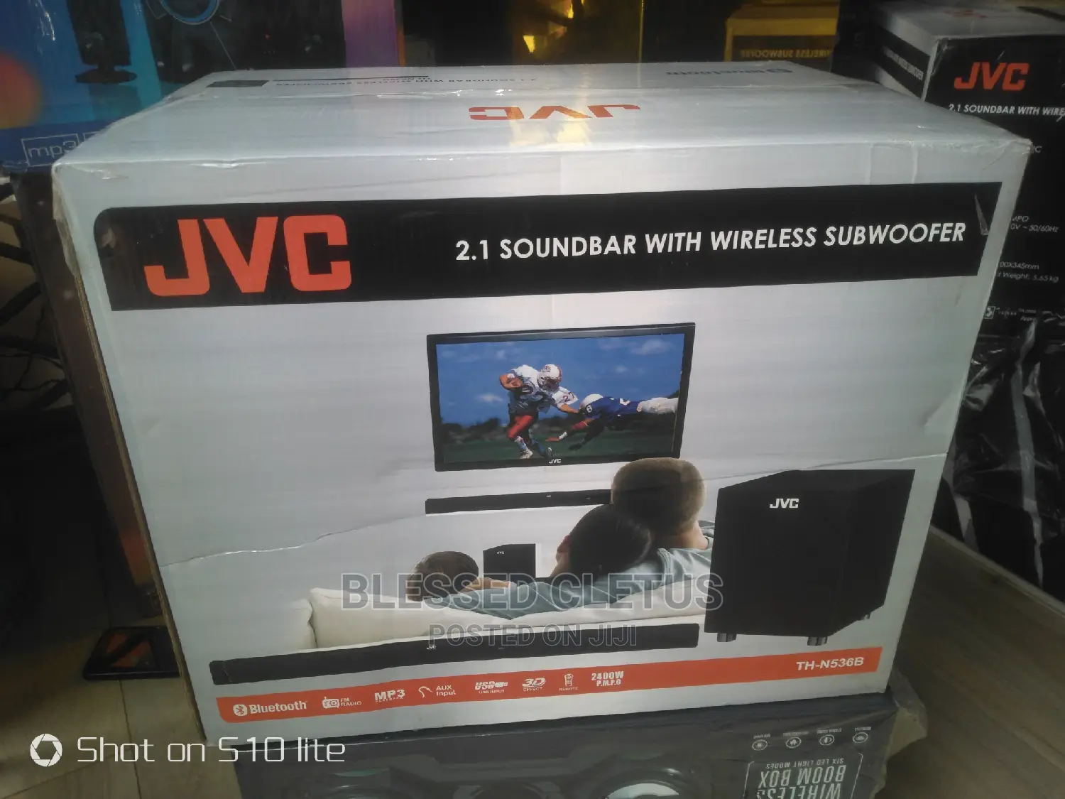 JVC 2.1CH Sound Bar With Wireless Subwoofer