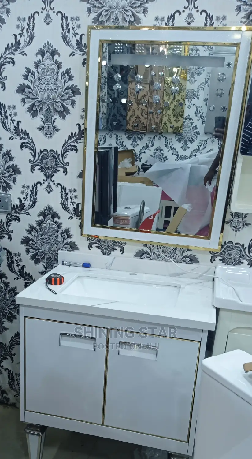 Cabinet Basin With LED Mirror