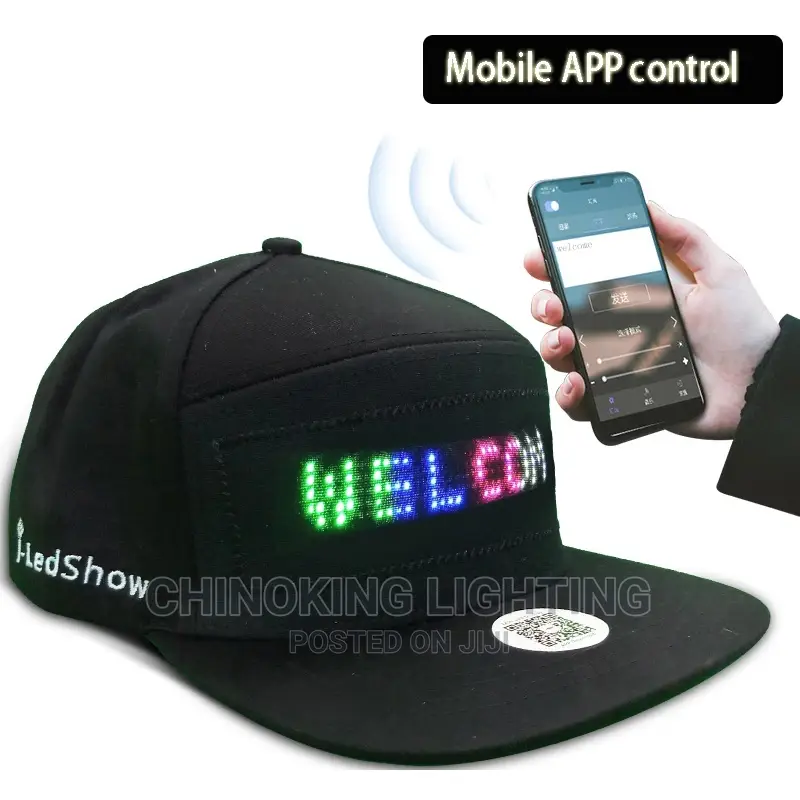 LED Smart Cap Animated Display