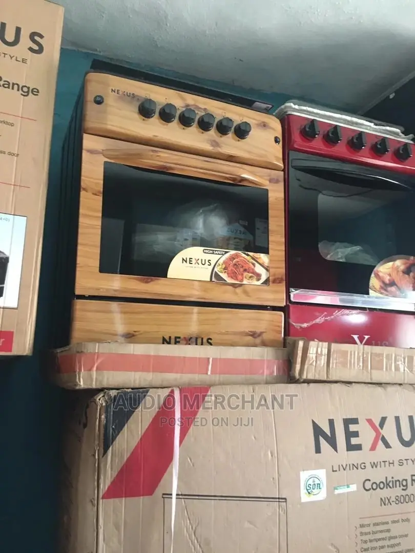 Wooden 3 Gas and 1 Electric Burner Cooker