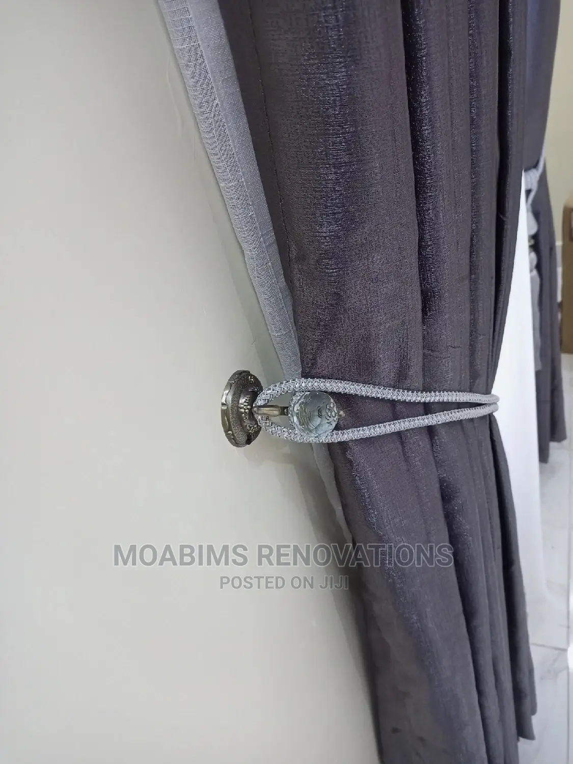 Dark Grey Blackout Curtains Per Yard 3900