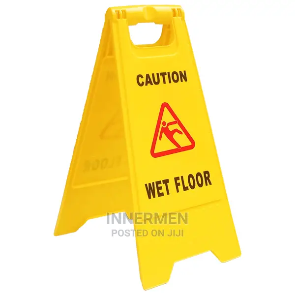 Lightweight Safety Sign - Wet Floor Caution