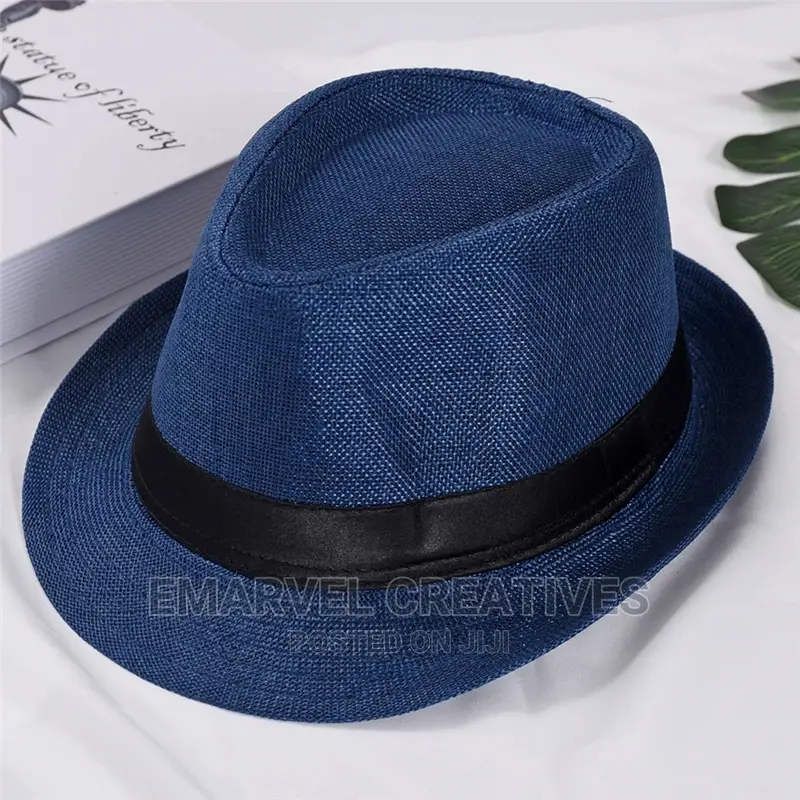 Straw Fedora Hat for Classical Men