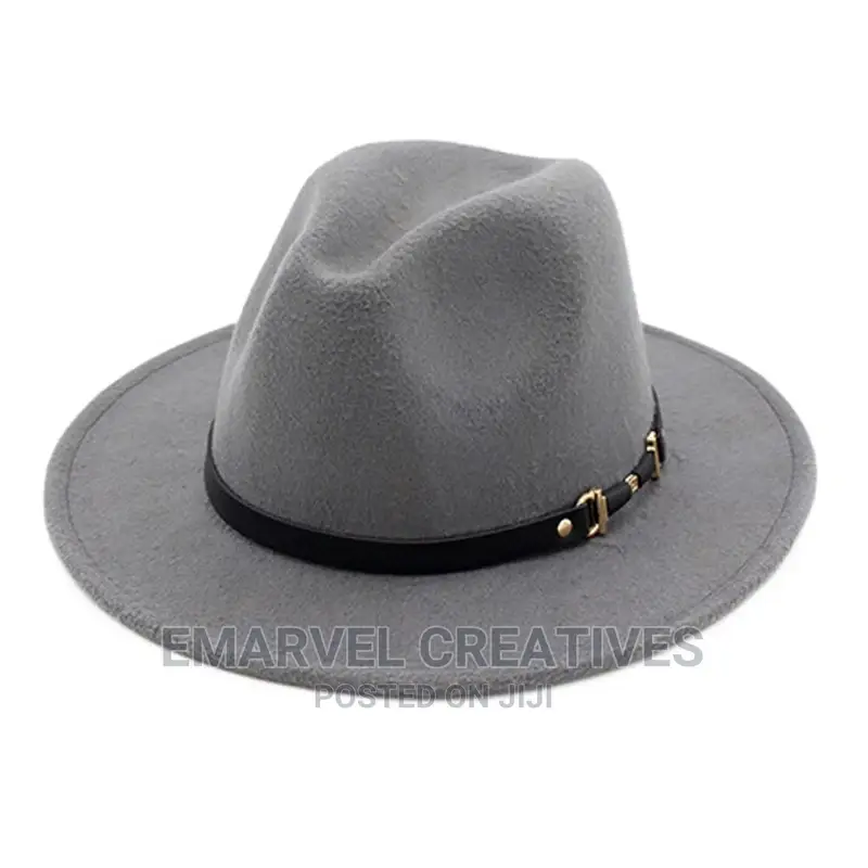 Winter Fashion Wool Fedora Hat For Women Chapeau Black Hats