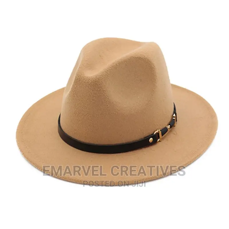 Winter Fashion Wool Fedora Hat For Women Chapeau Black Hats