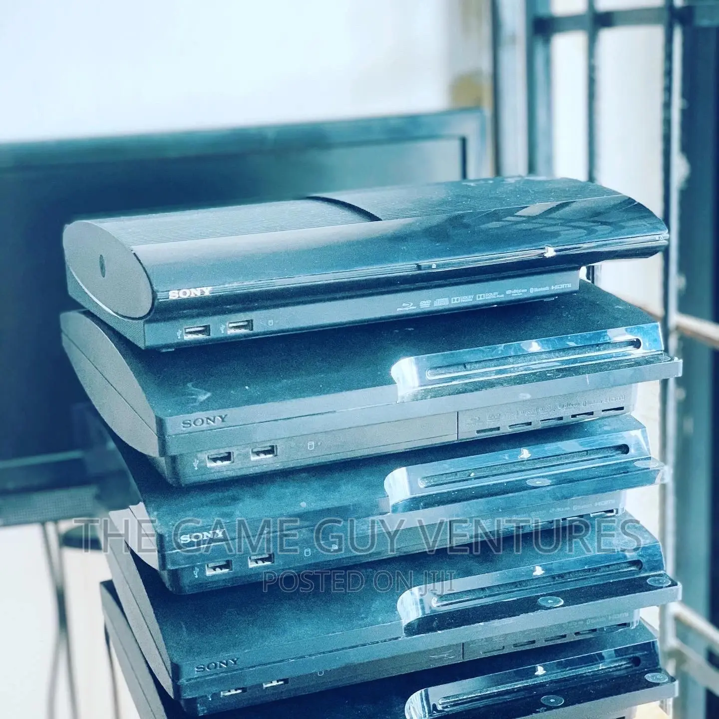 Mint Uk Used Ps3 Slim With Full Accessories