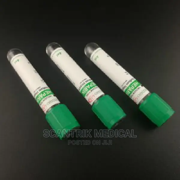 Green Heparin Vacuum Tube
