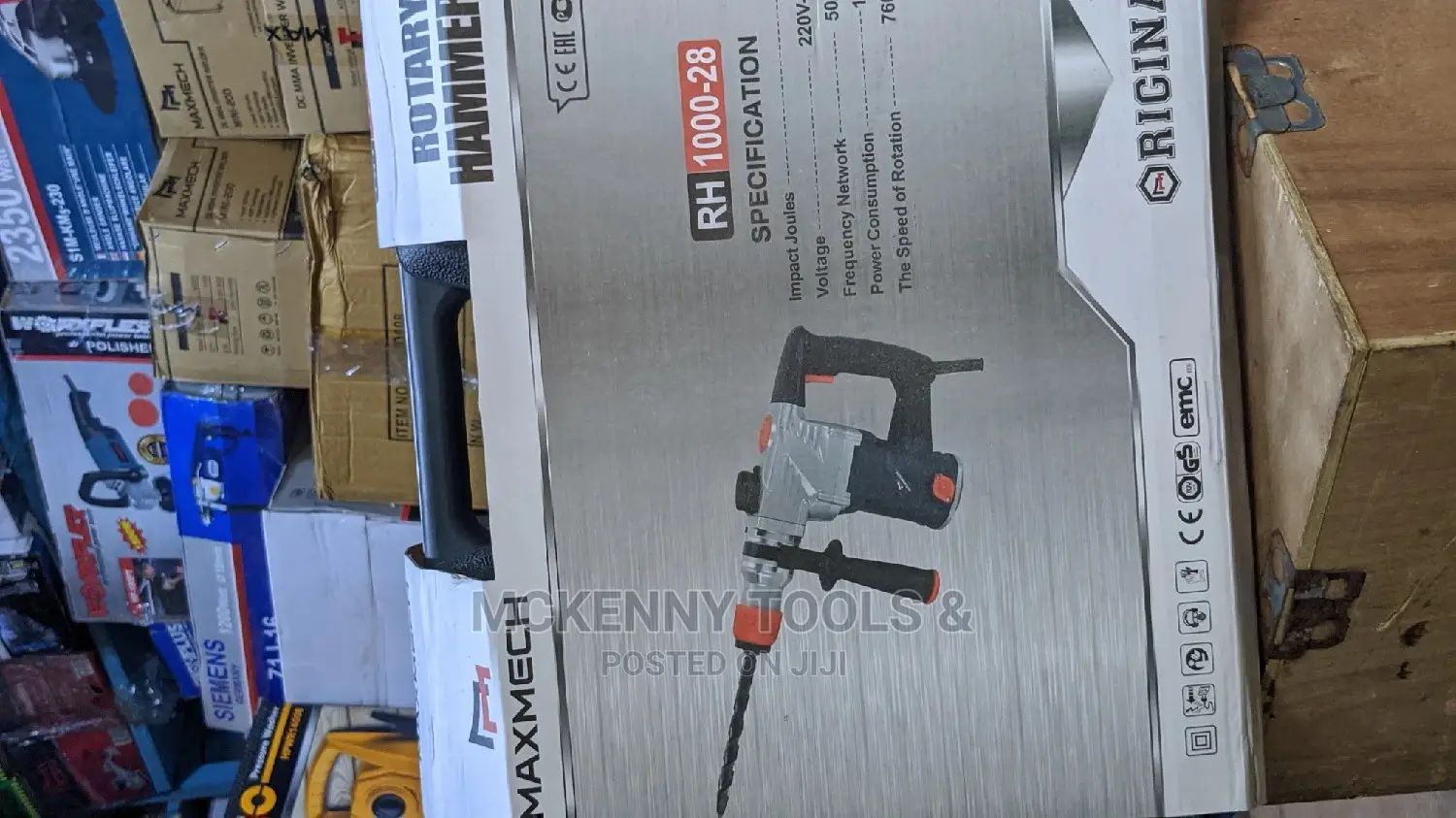 Rotary Hammer 20j Maxmech 1000w