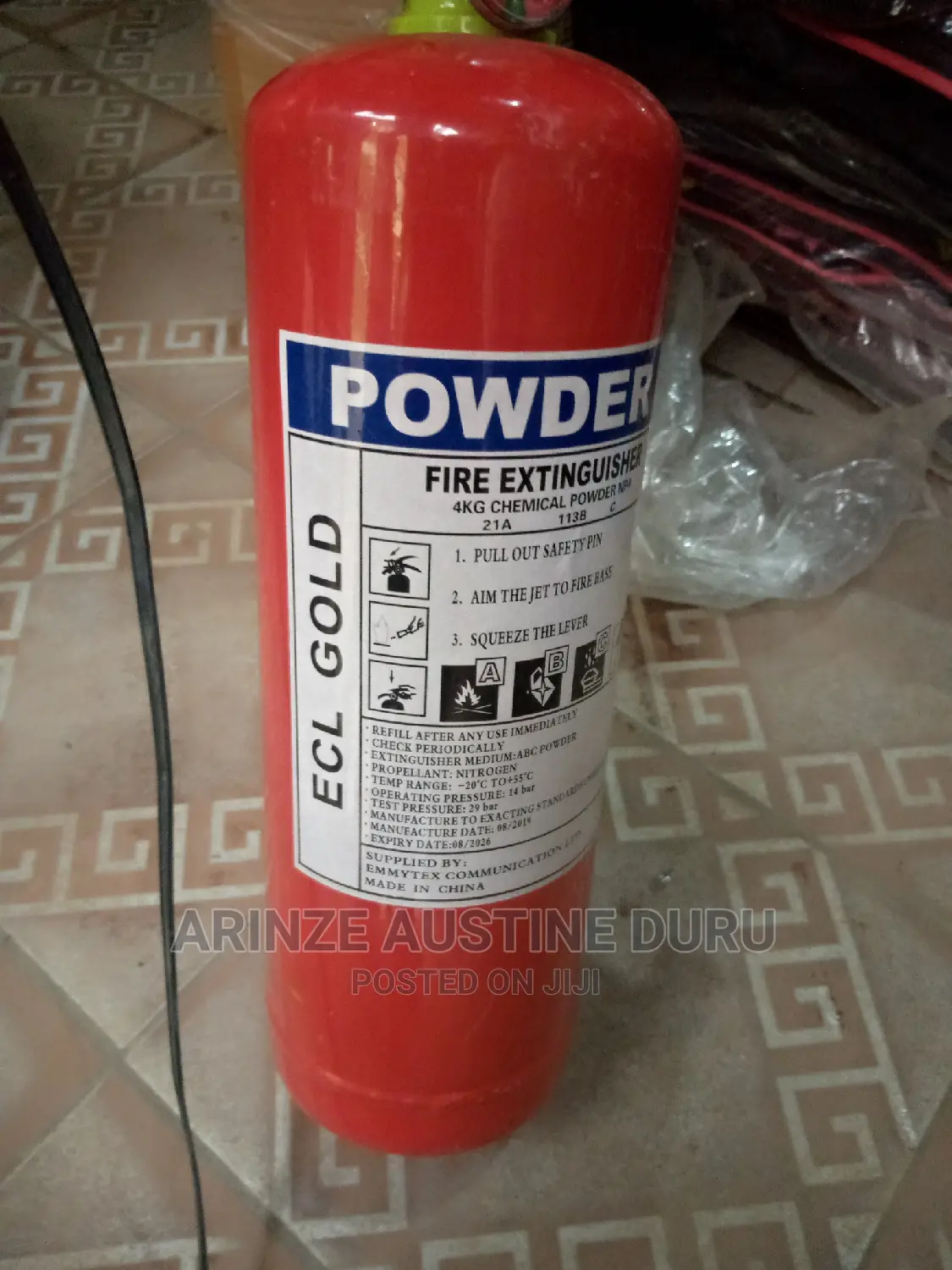 4kg Fire Extinguisher