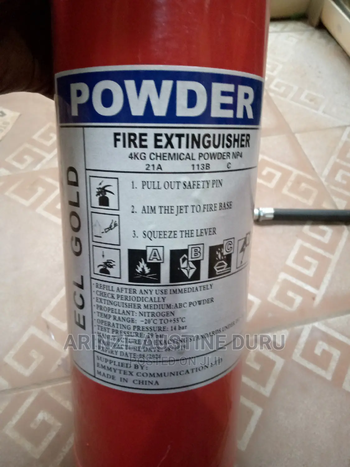 4kg Fire Extinguisher