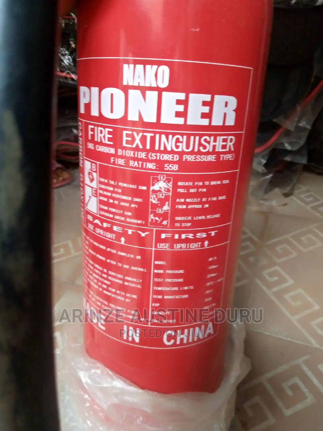 5kg Co2 Carbon Dioxide Fire Extinguisher