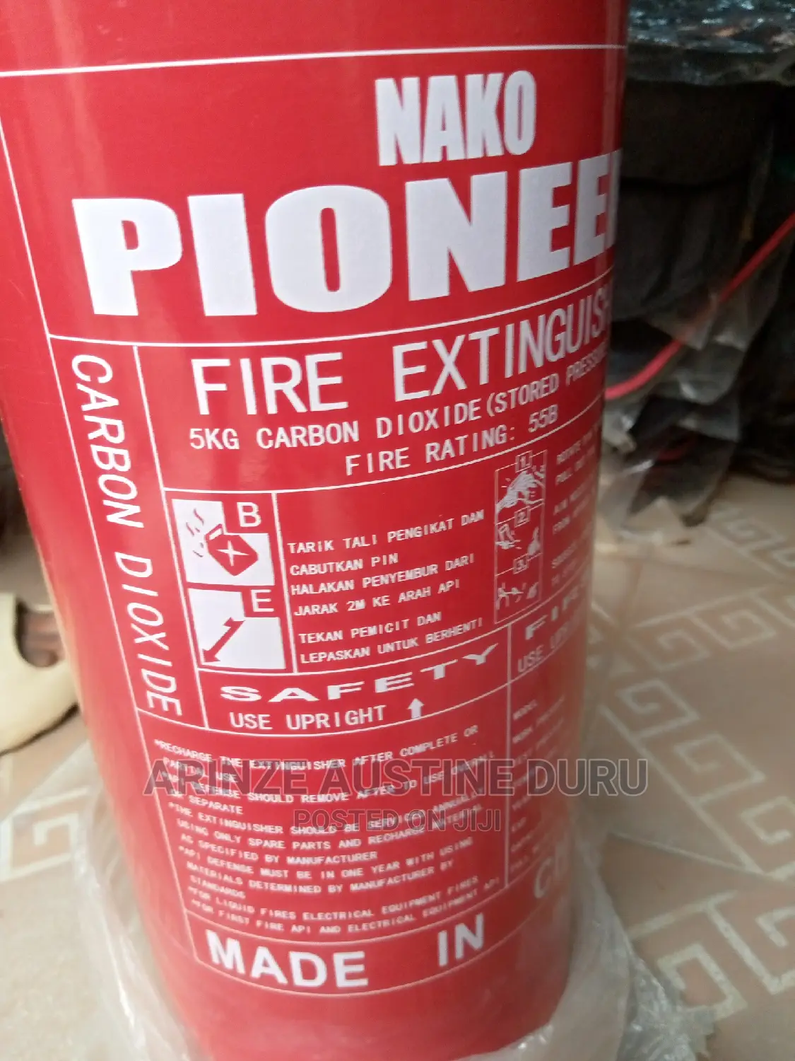 5kg Co2 Carbon Dioxide Fire Extinguisher