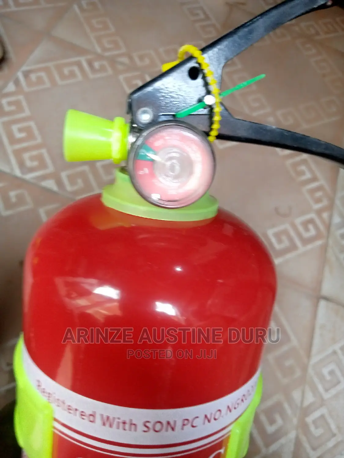 Fire Extinguisher - 2kg Gold Ecl Dry Powder Extinguisher