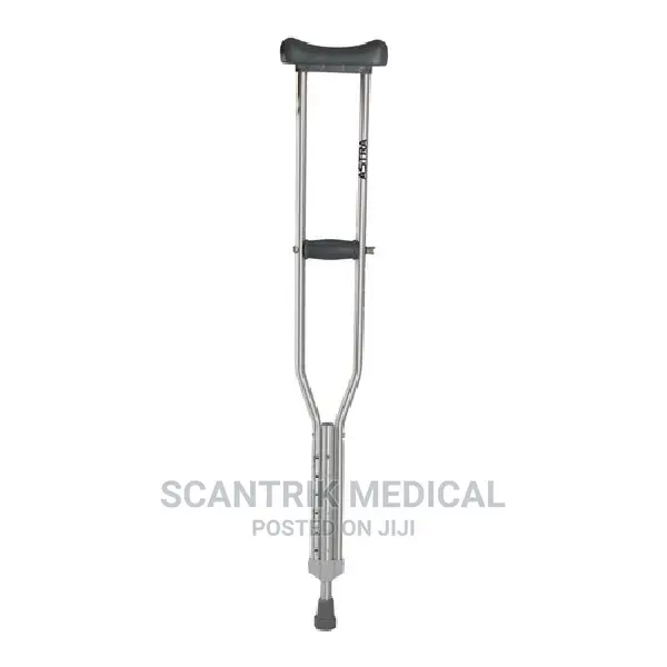 Under Arm Crutches Aluminium With Adjustable Elbow Support