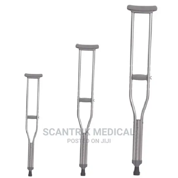 Underarm Adjustable Height Handle Adult Crutches
