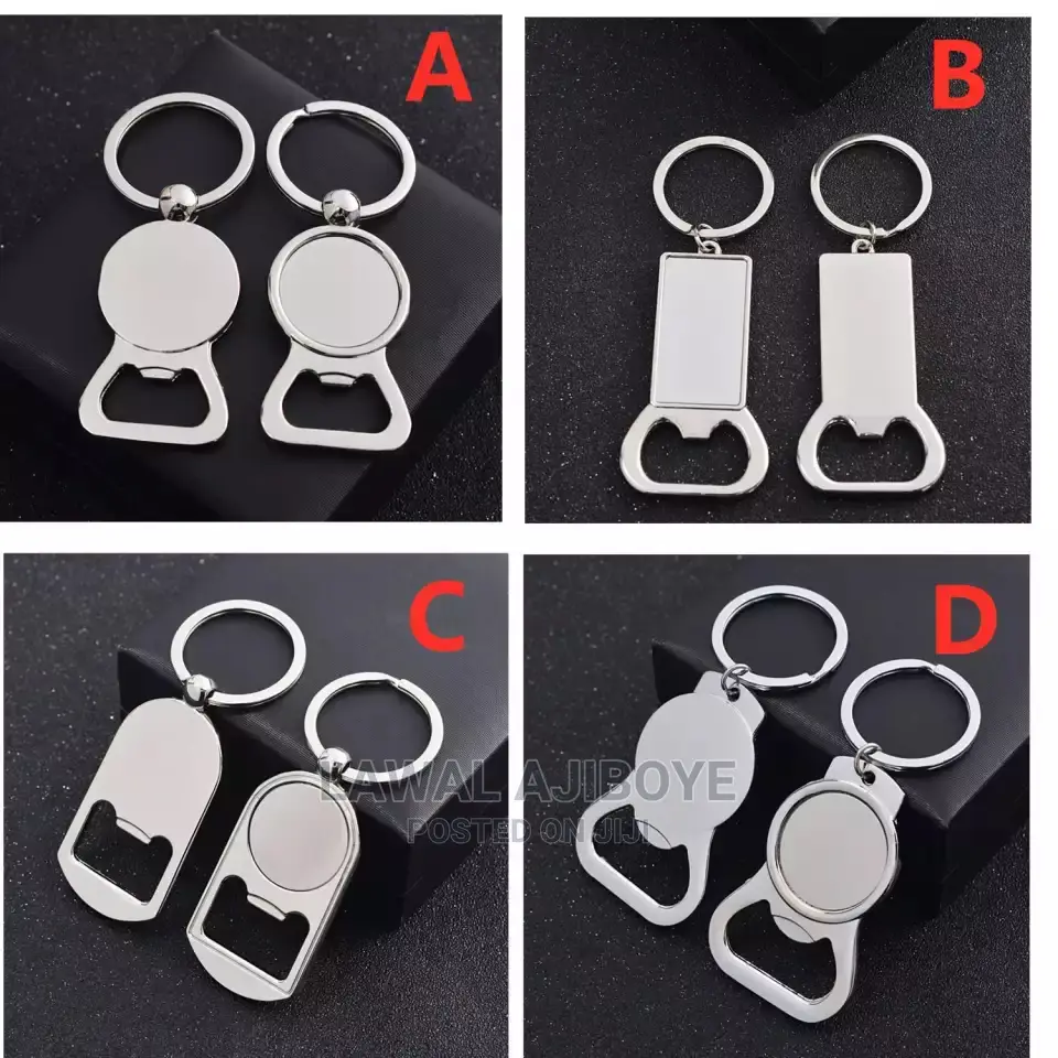 Sublimation Blanks Keychains Metal Bottle Opener Blank 12pc