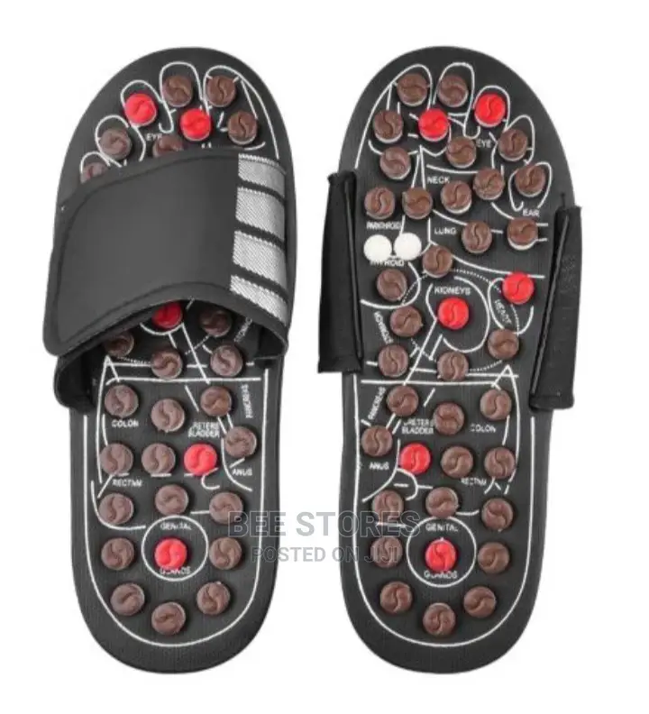 Acupressure Massage Slipper Foot Massager Jade Stone