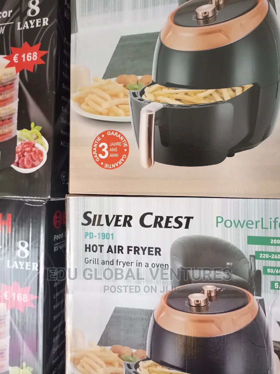 Silvercrest Hot Airfryer 5.5litres. PD-1901. 2000W.