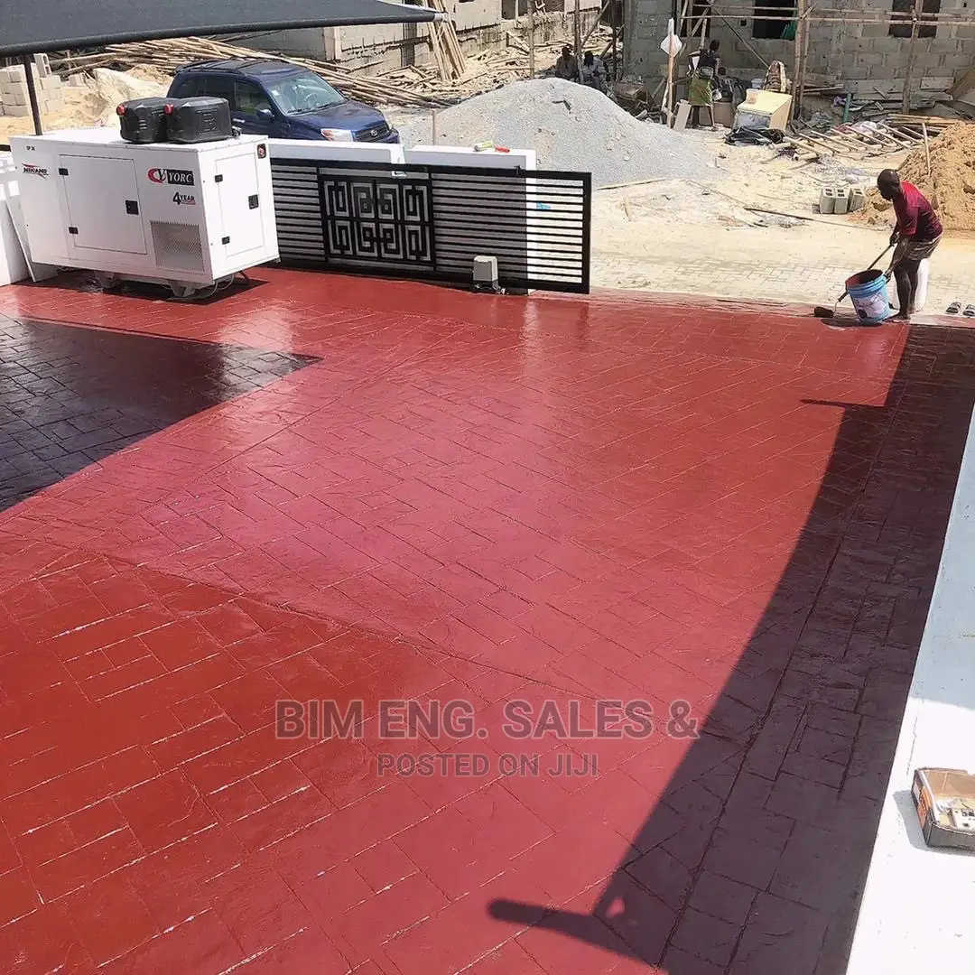 Before and After of Polishing Concrete Painting Sealant