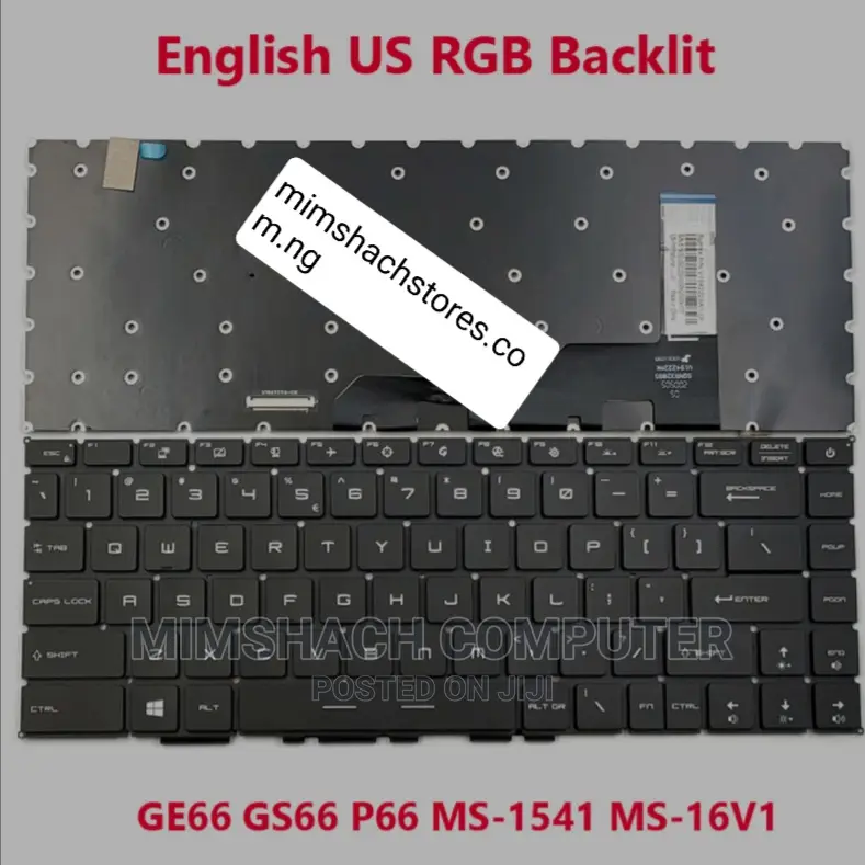 Msi Gs66 Stealth Ge66 Raider 10se 10sf Per Key Rgb Keyboard