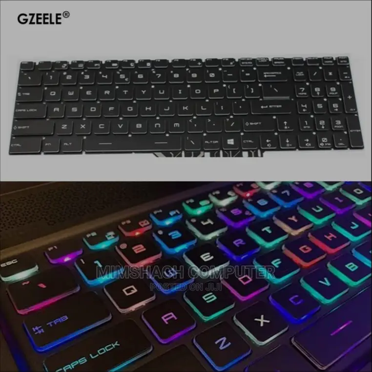 Msi Ge62 Ge62vr Ge63 Ge72 Ge73 Gl65 Per-Key Rgb Keyboard