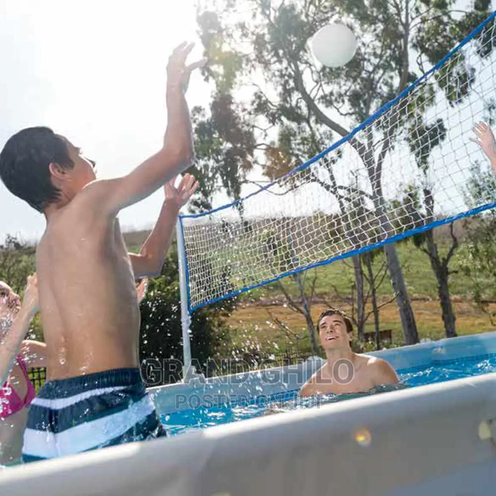 Intex Ultra Frame Above Ground Pool With Volley Net 32*16ft