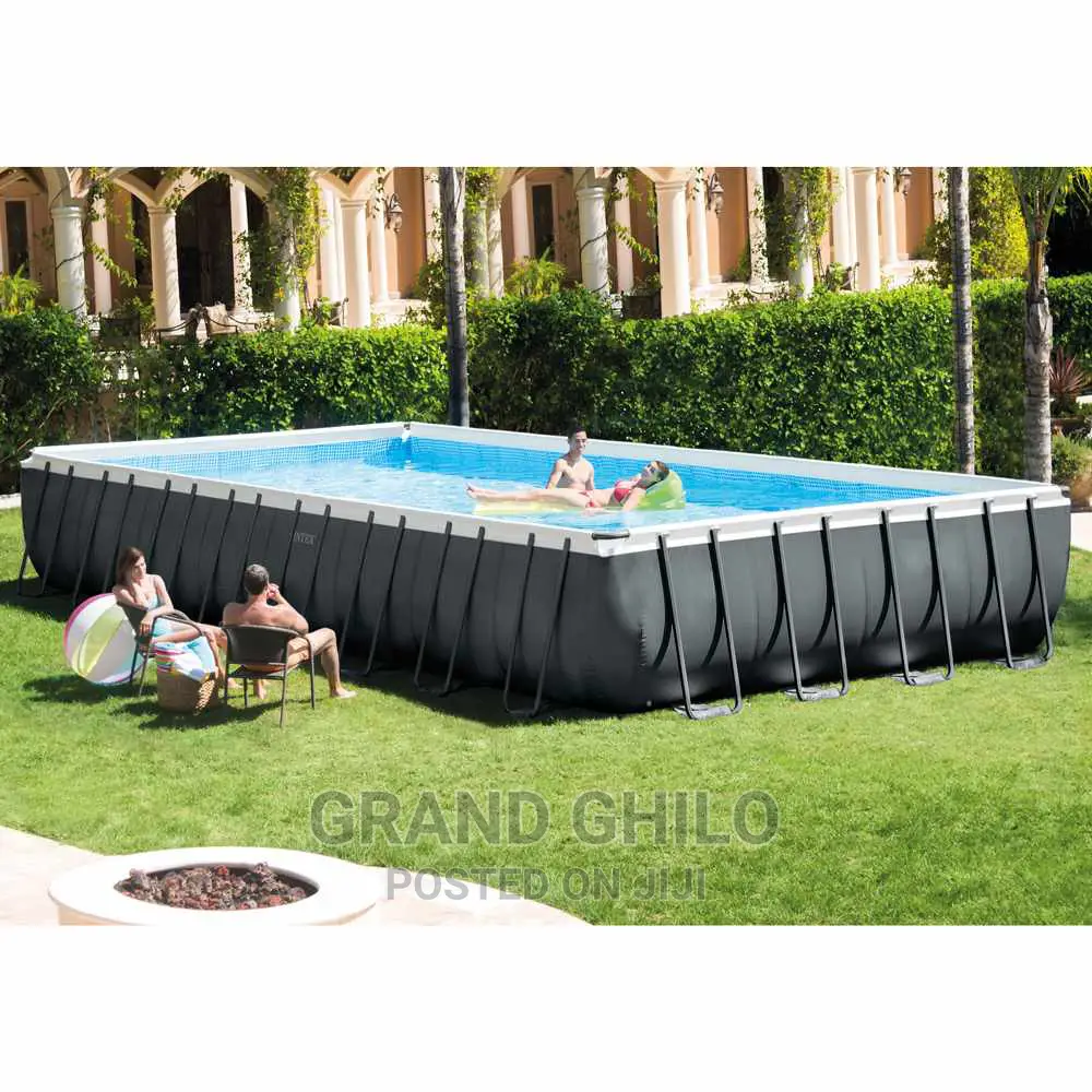 Intex Ultra Frame Above Ground Pool With Volley Net 32*16ft