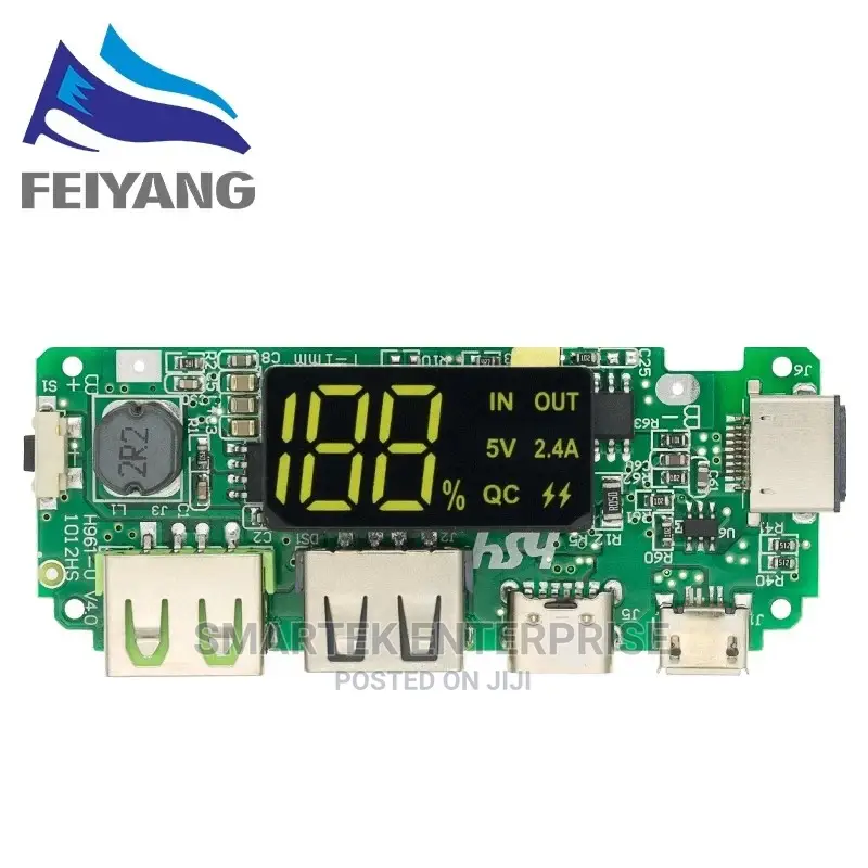 Power Bank Module 2A,3A Type C Micro USB With LCD Display