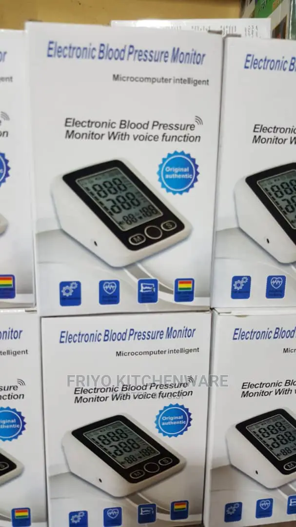Electronic Blood Pressure Monitor With Voice Note.